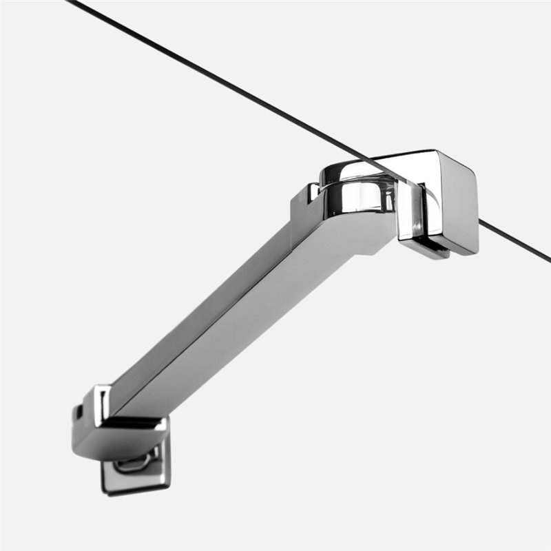 New Trendy Nesta Kabina chrom 1D prostokątna prawa 100x90x200 cm czyste 6mm Active Shield 2.0 (K-3640)