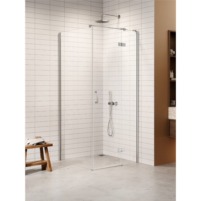 New Trendy Nesta Kabina chrom 1D prostokątna prawa 120x70x200 cm czyste 6mm Active Shield 2.0 (K-3650)