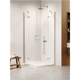 New Trendy Nesta Kabina chrom 2D prostokątna 110x90x200 cm Active Shield 2.0 (K-3672)