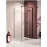 New Trendy Nesta NZ4 Kabina black 1D prostokątna lewa 110x100x200 cm Active Shield 2.0 (K-3717)
