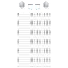 New Trendy Nesta Kabina black 1D prostokątna prawa 120x110x200 cm Active Shield 2.0 (K-3754)