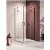 New Trendy Nesta Kabina black 2D kwadratowa 110x110x200 cm Active Shield 2.0 (K-3774)