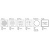 Wiper Classic Sirocco 10x10 cm Odwodnienie punktowe z syfonem McAlpine (WP100-CLASSIC-SIR)