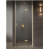 New Trendy Nesta Drzwi wnękowe gold brushed 1D prawa 90x200 cm Active Shield 2.0 (D-0869A)