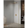 New Trendy Nesta Kabina prysznicowa gold bushed WALK-IN U 80x200 cm 8mm Active Shield 2.0  (K-1739)