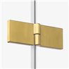 New Trendy Nesta Kabina gold brushed 1D prostokątna prawa 100x90x200 cm Active Shield 2.0 (K-4444)