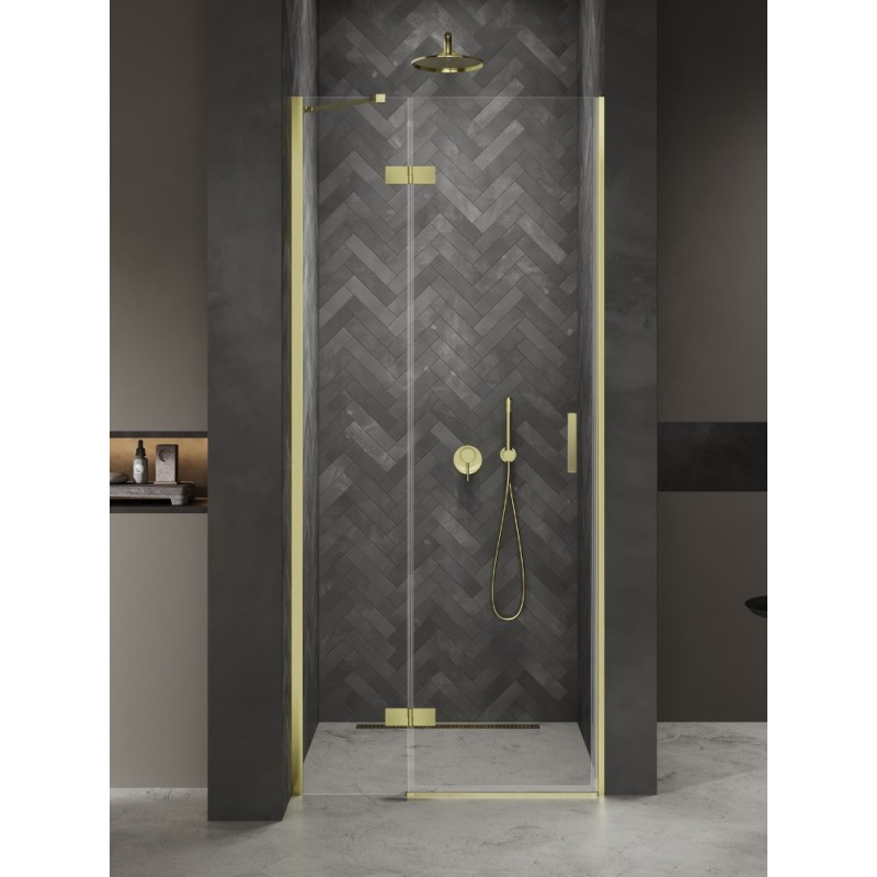New Trendy Nesta Drzwi wnękowe light gold 1D Lewa 80x200 cm Active Shield 2.0 (D-0907A)