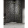 New Trendy Nesta Kabina prysznicowa light gold WALK-IN U 120x200 cm Active Shield 2.0  (K-1735)