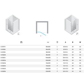 New Trendy Nesta Drzwi wnękowe copper brushed 1D lewa 100x200 cm Active Shield 2.0 (D-0921A)