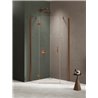 New Trendy Nesta Kabina copper brushed 1D pięciokątna Lewa 80x80x200 cm Active Shield 2.0 (K-4679)