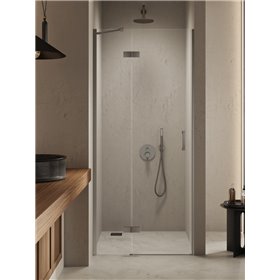 New Trendy Nesta Drzwi wnękowe gunmetal brushed 1D prawa 90x200 cm Active Shield 2.0 (D-0930A)