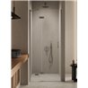New Trendy Nesta Drzwi wnękowe gunmetal brushed 1D lewa 100x200 cm Active Shield 2.0 (D-0931A)