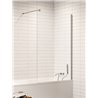 New Trendy Nesta Parawan nawannowy stały U 90x150 cm 8mm Active Shield 2.0 - wsp. równoległy (P-0195-WP)