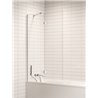New Trendy Nesta Parawan nawannowy chrom 1D lewa 100x150 czyste 6mm Active Shield 2.0 (P-0227)