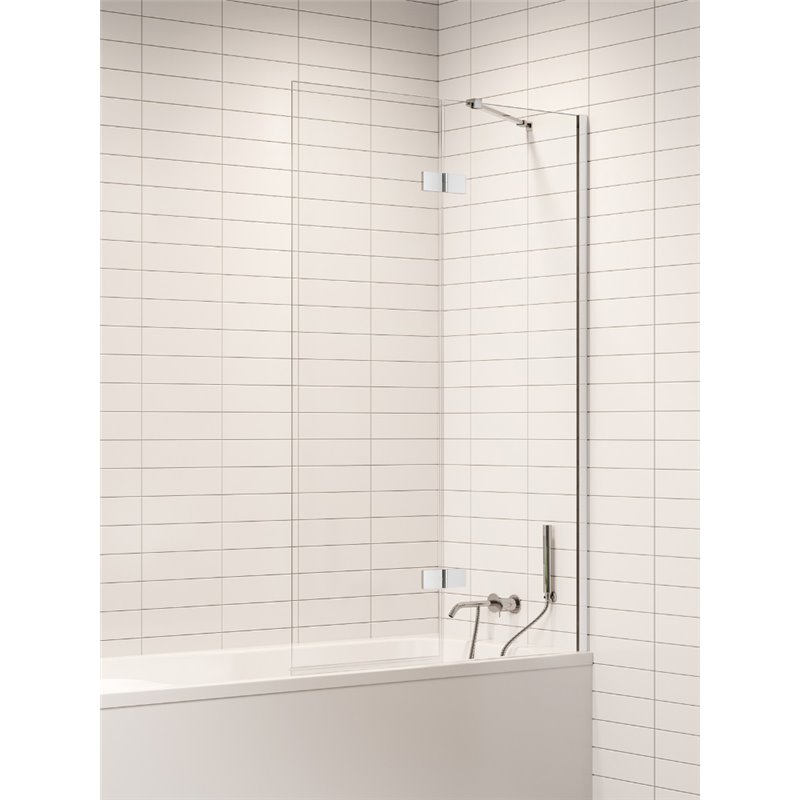 New Trendy Nesta Parawan nawannowy chrom 1D prawa 110x150 czyste 6mm Active Shield 2.0 (P-0230)