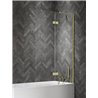 New Trendy Nesta Parawan nawannowy light gold 1D prawy 110x150 cm Active Shield 2.0 - wspornik kątowy (P-0242-WL)