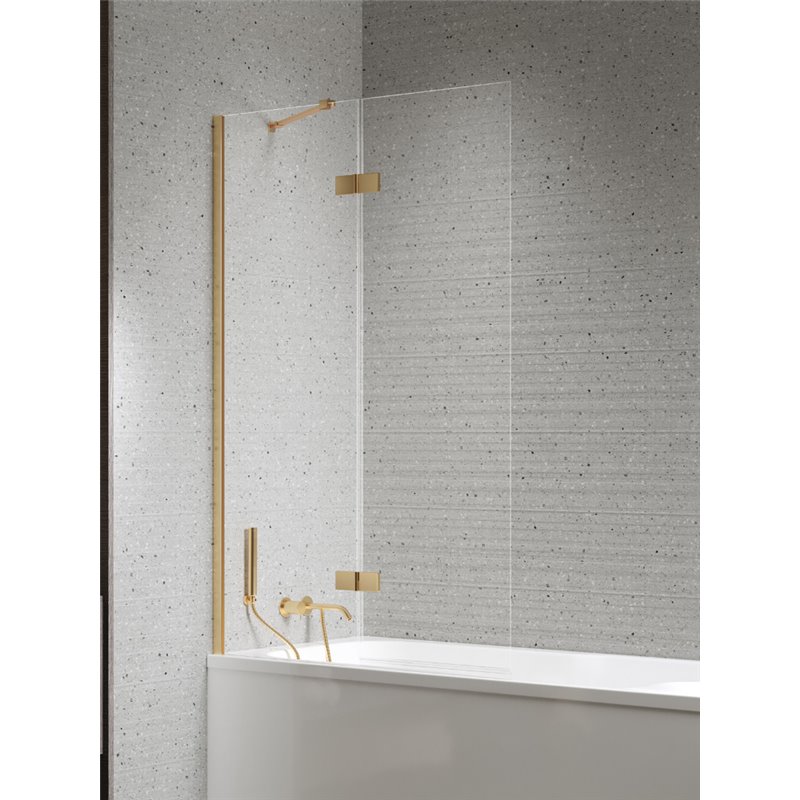 New Trendy Nesta Parawan nawannowy gold brushed 1D lewy 110x150 cm Active Shield 2.0 (P-0247)