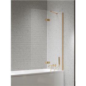 New Trendy Nesta Parawan nawannowy gold brushed 1D prawy 110x150 cm Active Shield 2.0 (P-0248)