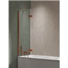 New Trendy Nesta Parawan nawannowy copper brushed 1D lewy 120x150 cm Active Shield 2.0 (P-0255)