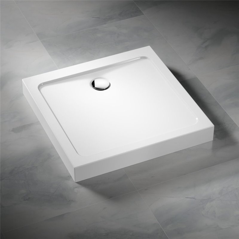 Vixor Nivo brodzik akrylowy kwadratowy Biały 90 x 90 cm (NC01-9090)