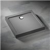 Vixor Nivo brodzik akrylowy kwadratowy Stone antracytowy 90 x 90 cm (NC64-9090)