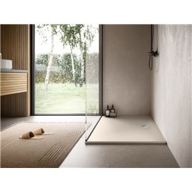 Ronal Bathrooms Air Brodzik prysznicowy prostokątny MineraLite 140x70 cm len (W37A14007015)