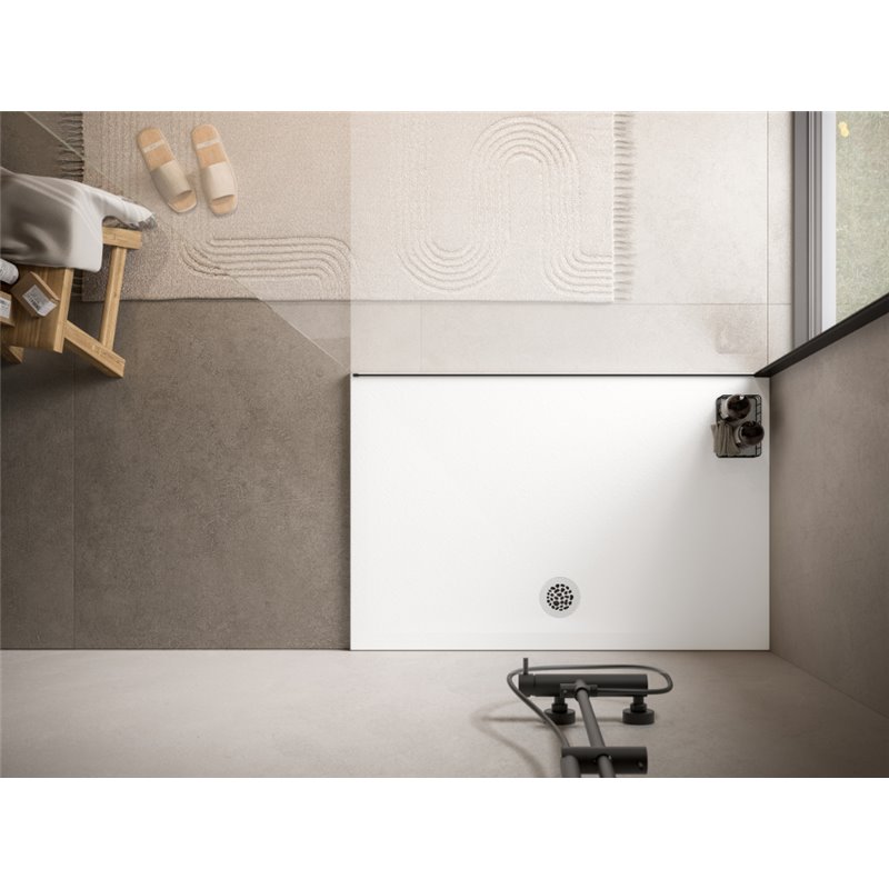 Ronal Bathrooms Air Brodzik prysznicowy prostokątny MineraLite 170x80 cm biały mat (W37A17008009)