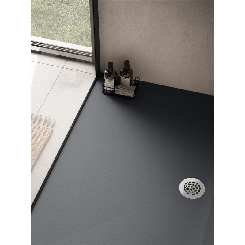 Ronal Bathrooms Air Brodzik prysznicowy prostokątny MineraLite 180x90 cm szary antracyt (W37A18009017)