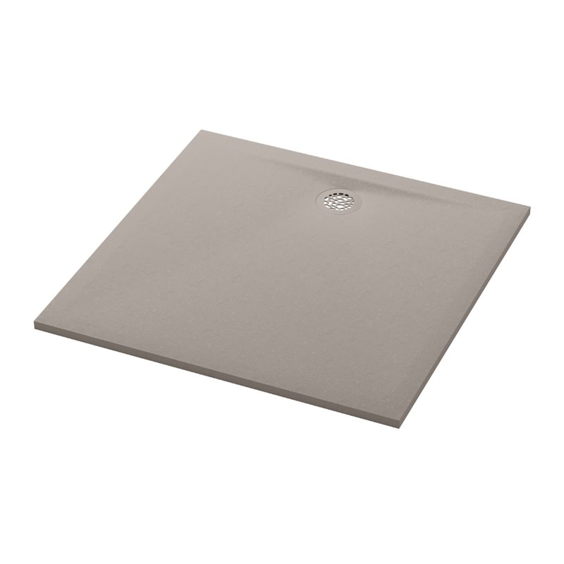 Ronal Bathrooms Air Brodzik prysznicowy kwadratowy MineraLite 80x80 cm len (W37Q08015)