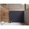 Ronal Bathrooms Calce Brodzik prostokątny asymetryczny MineraLite 110x90 cm antracyt (W31AS11009017)