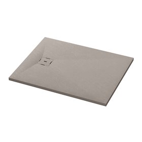 Ronal Bathrooms Calce Brodzik prostokątny asymetryczny MineraLite 130x70 cm len (W31AS13007015)