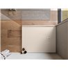 Ronal Bathrooms Calce Brodzik prostokątny asymetryczny MineraLite 150x100 cm piasek (W31AS15010018)
