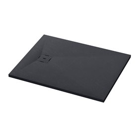 Ronal Bathrooms Calce Brodzik prostokątny asymetryczny MineraLite 200x80 cm antracyt (W31AS20008017)