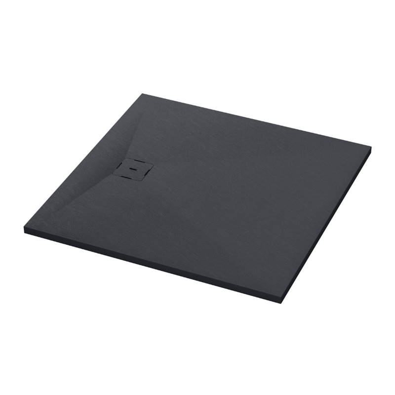 Ronal Bathrooms Calce Brodzik kwadratowy MineraLite 80x80 cm antracyt (W31Q08017)