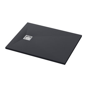 Ronal Bathrooms Dune Brodzik prostokątny MineraLite 90x70 cm antracyt (W32AS09007017)