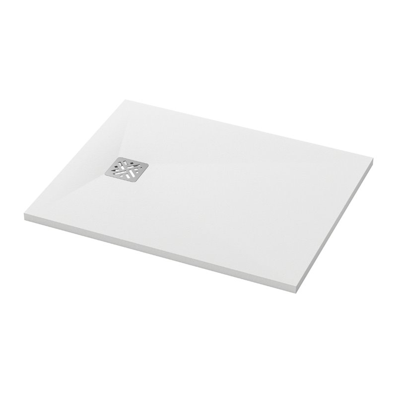 Ronal Bathrooms Dune Brodzik prostokątny MineraLite 140x80 cm biały mat (W32AS14008009)