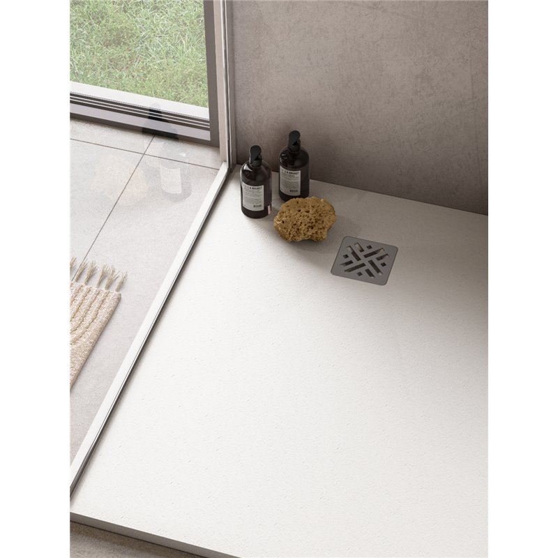 Ronal Bathrooms Dune Brodzik prostokątny MineraLite 140x80 cm biały mat (W32AS14008009)