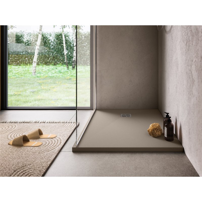 Ronal Bathrooms Dune Brodzik prostokątny MineraLite 180x80 cm len (W32AS18008015)