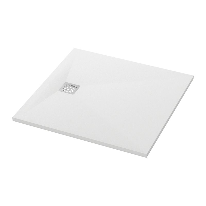 Ronal Bathrooms Dune Brodzik kwadratowy MineraLite 80x80 cm biały mat (W32Q08009)