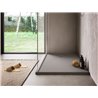 Ronal Bathrooms Dune Brodzik kwadratowy MineraLite 100x100 cm szary beton (W32Q10014)