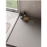 Ronal Bathrooms Dune Brodzik kwadratowy MineraLite 100x100 cm szary beton (W32Q10014)