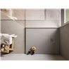 Ronal Bathrooms Dune Brodzik kwadratowy MineraLite 100x100 cm szary beton (W32Q10014)