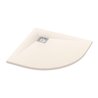 Ronal Bathrooms Dune Brodzik półokrągły R55 MineraLite 80x80 cm piasek (W32R5508018)