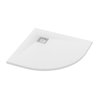 Ronal Bathrooms Dune Brodzik półokrągły R55 MineraLite 90x90 cm biały mat (W32R5509009)