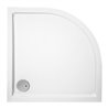Ronal Bathrooms Cinco Brodzik półokrągły R55 akrylowy 80x80 cm biały połysk (W35R5508004)