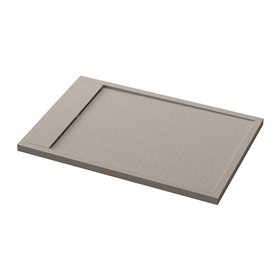 Ronal Bathrooms Rug Brodzik prostokątny kompozytowy 100x90 cm len (W30AS10009015)