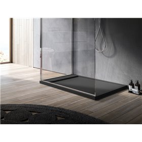 Ronal Bathrooms Rug Brodzik prostokątny kompozytowy 100x90 cm szary (W30AS10009016)