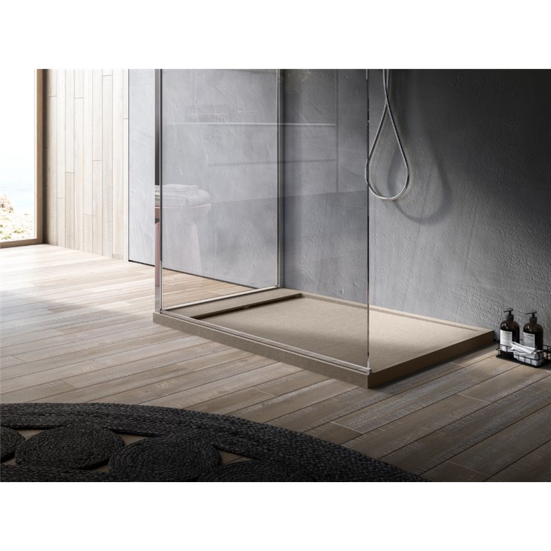 Ronal Bathrooms Rug Brodzik prostokątny kompozytowy 120x70 cm len (W30AS12007015)