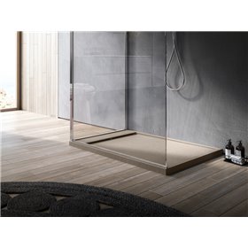 Ronal Bathrooms Rug Brodzik kwadratowy kompozytowy 80x80 cm len (W30Q08015)