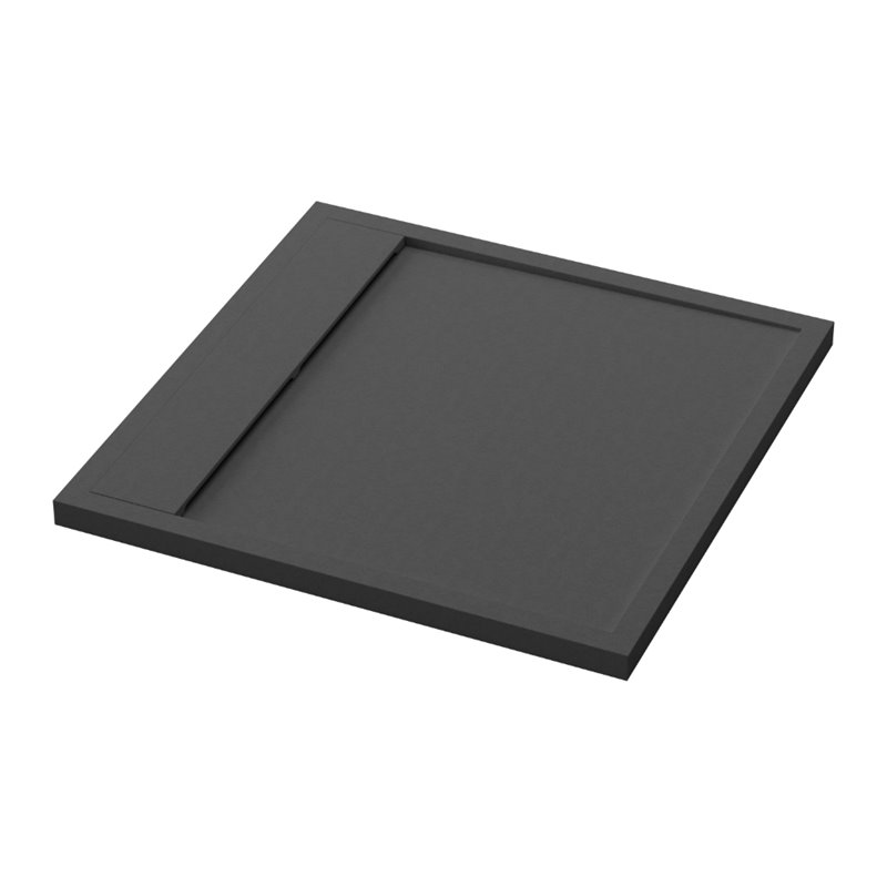 Ronal Bathrooms Rug Brodzik kwadratowy kompozytowy 100x100 cm szary (W30Q10016)